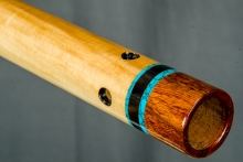Hawaiian Sandalwood Native American Flute, Minor, Mid F#-4, #J37H (9)